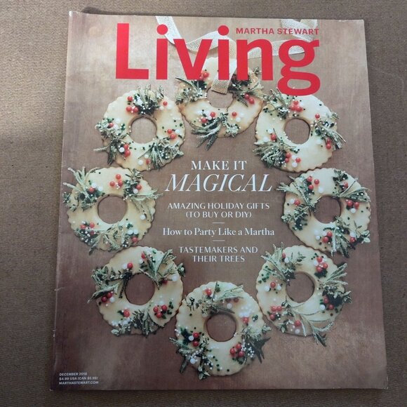 Martha Stewart Living Magazine December 2018 Issue Holiday Gifts & Party Ideas - Picture 1 of 2